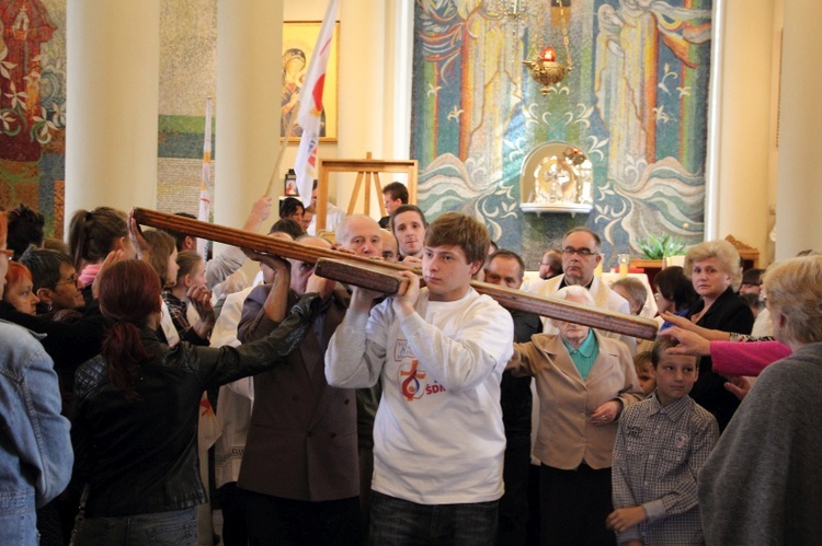 Symbole ŚDM w Sochaczewie