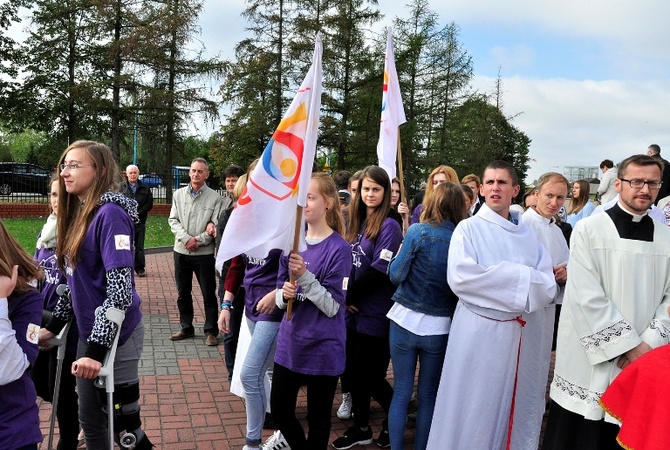 Symbole ŚDM w Skierniewicach