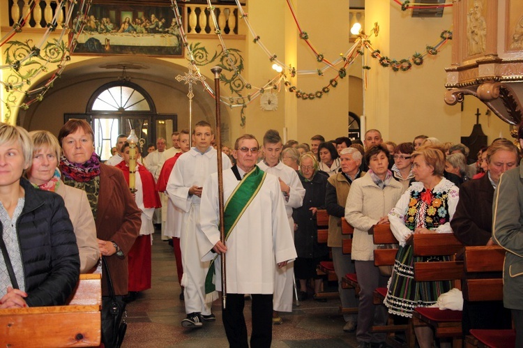 Symbole ŚDM w Lubochni