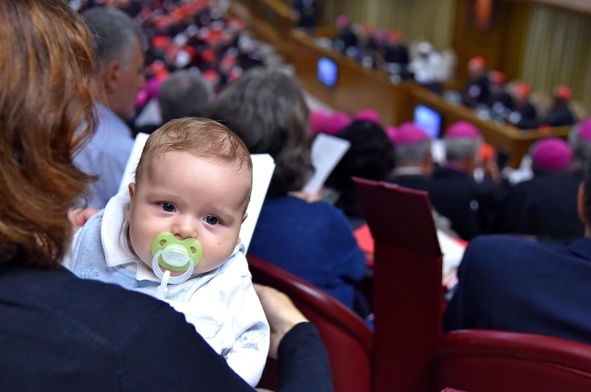 Davide, najmłodszy uczestnik synodu