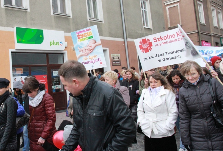 Marsz dla życia w Gorlicach