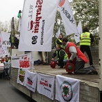 Protest górników w Rudzie Śląskiej