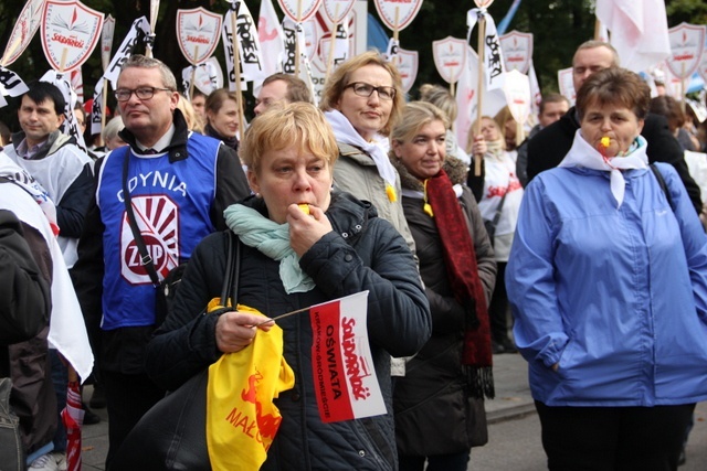 Protest nauczycieli