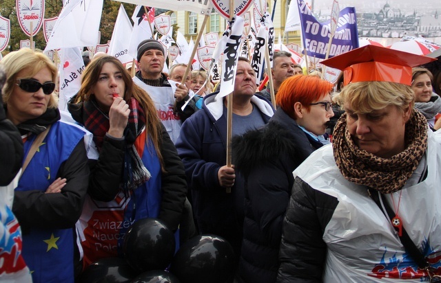 Protest nauczycieli