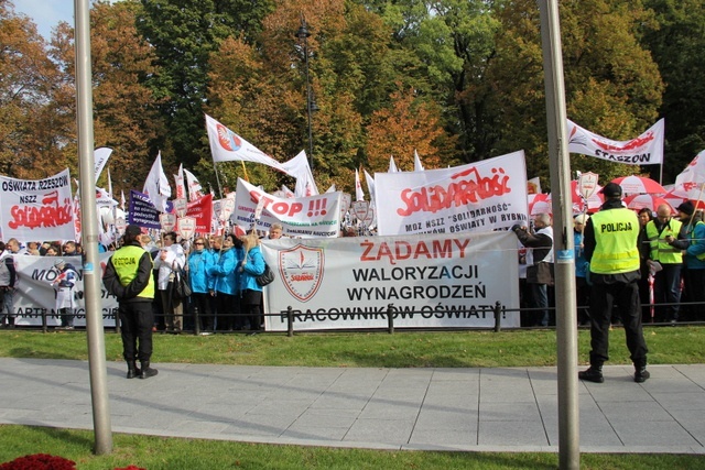 Protest nauczycieli