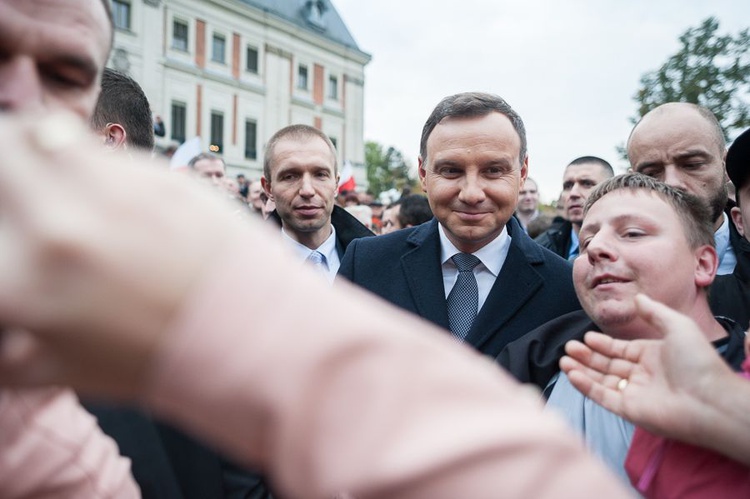 Andrzej Duda w Pszczynie