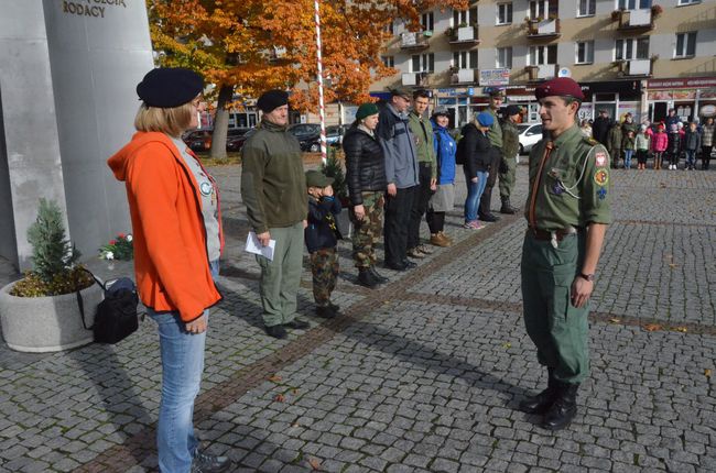 Spotkanie harcerzy i zuchów 