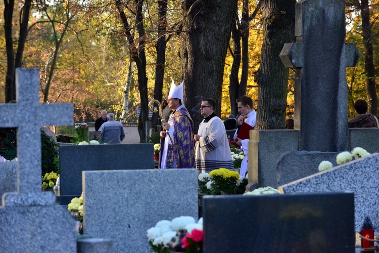 Procesja na cmentarzu katedralnym