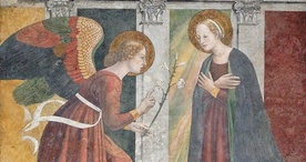 Melozzo da Forli, Zwiastowanie, fragment