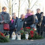 Z Krzyżem w byłym KL Birkenau