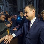 Andrzej Duda w Watykanie - cz. 1