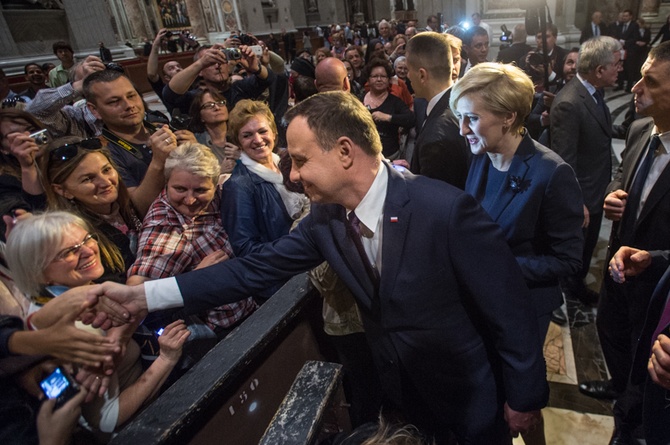 Andrzej Duda w Watykanie - cz. 1