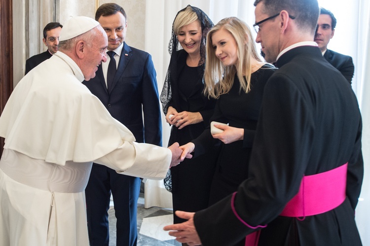 Andrzej Duda  w Watykanie - cz. 2