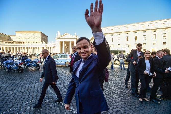 Andrzej Duda  w Watykanie - cz. 2