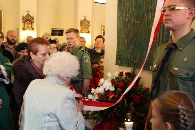 Poświęcenie tablicy katyńskiej w Bielsku-Białej