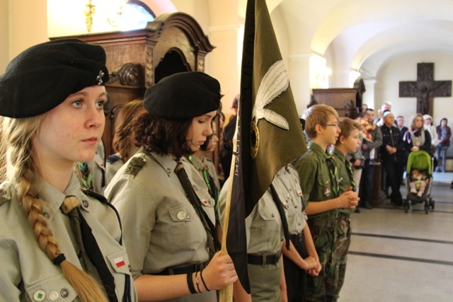 Poświęcenie tablicy katyńskiej w Bielsku-Białej