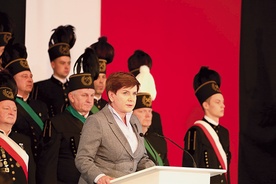  Premier Beata Szydło podczas barbórkowego spotkania z górnikami