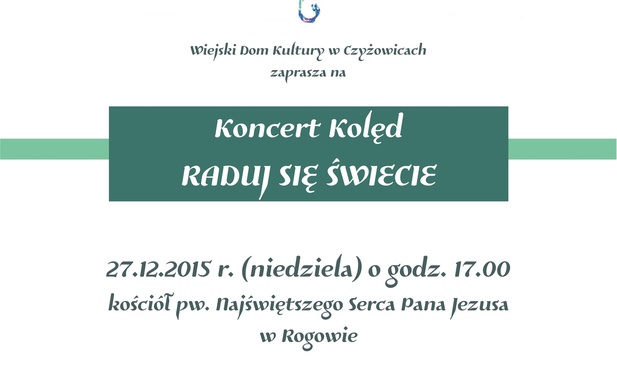 Koncert kolęd "Raduj się świecie", Rogów, 27 grudnia