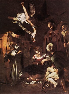 Pokłon pasterzy ze świętym Wawrzyńcem i Franciszkiem