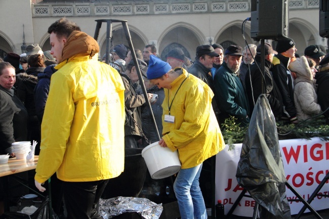 19. Wigilia dla potrzebujących na Rynku Głównym