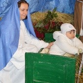 Żywy Jezusek z Maryją w Muszynie