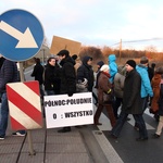 Protest mieszkańców Górki Narodowej