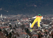 Peter Prevc na skoczni w Oberstdorfie