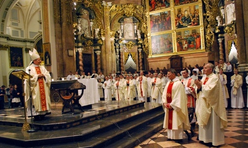 Koncelebra w katedrze w Walencji