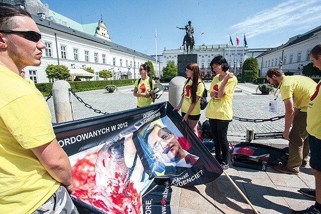  Wolontariusze fundacji organizują wystawy „Wybierz życie” w różnych miejscach Polski. Byli aktywni także przed wyborami prezydenckimi