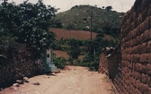 Droga w Pueblo Viejo, miejsce, w którym zamordowani zostali polscy misjonarze z Pariacoto