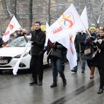 Krakowski Orszak Trzech Króli 2016 - człony niebieski i zielony