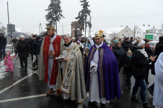 Orszak Trzech Króli 2016 w Miękini