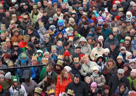 Święta radość na ulicach miasta