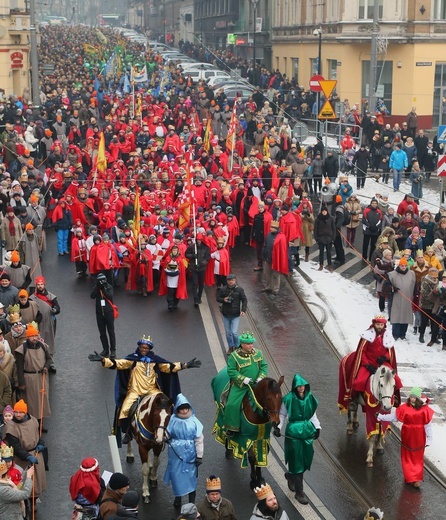 Orszak Trzech Króli 2016 w Katowicach, cz. 1