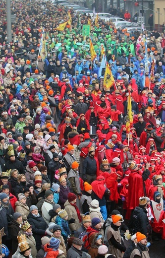 Orszak Trzech Króli 2016 w Katowicach, cz. 1