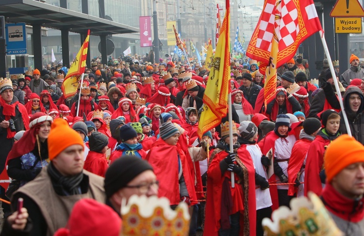 Orszak Trzech Króli 2016 w Katowicach, cz. 1