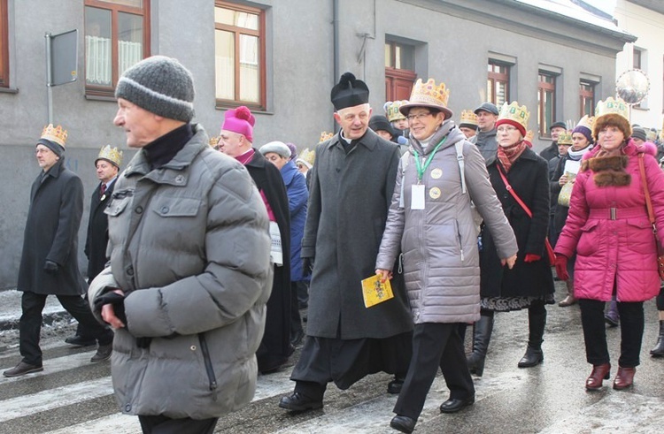 Orszak Trzech Króli w Bielsku-Białej - na trasie AD 2016