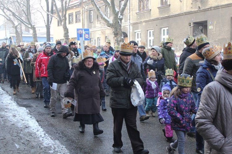 Orszak Trzech Króli w Bielsku-Białej - na trasie AD 2016