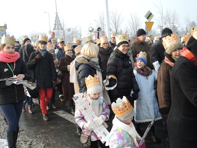 Orszak Trzech Króli w Bielsku-Białej - na trasie AD 2016