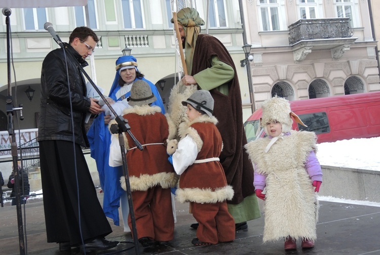 Orszak Trzech Króli w Bielsku-Białej AD 2016 - u celu, na rynku