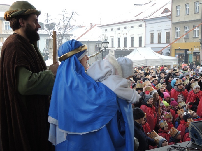 Orszak Trzech Króli w Bielsku-Białej AD 2016 - u celu, na rynku