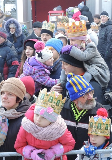 Orszak Trzech Króli w Bielsku-Białej AD 2016 - u celu, na rynku