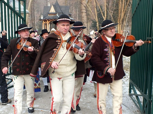 Orszakowi w Szczawnicy towarzyszyła kapela góralska