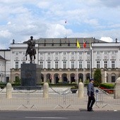 Chciał wjechać na teren Pałacu Prezydenckiego