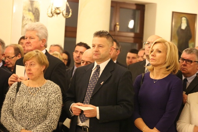 Samorządowcy i parlamentarzyści przy opłatku - 2016