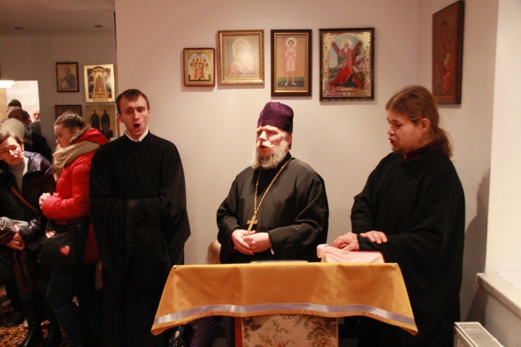 Ekumeniczna wieczernia w kędzierzyńskiej cerkiewce