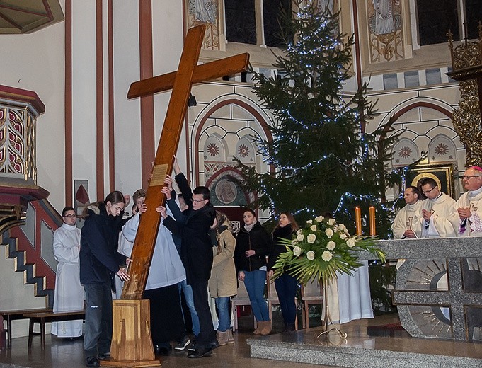 Symbole ŚDM w Szczecinku