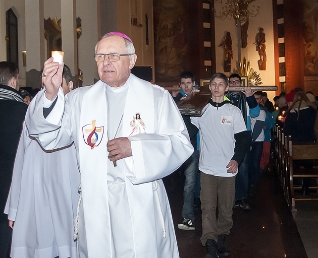 Symbole ŚDM w Białogardzie