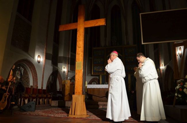 Znaki ŚDM w Słupsku