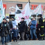 Manifestacja przeciw powiększeniu Opola